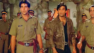 Akshay Kumar - Suniel Shetty मिलके अपना मोहरा चलाएंगे Action Scene - Naseeruddin Shah | Mohra