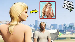 What Happens if Trevor Meets The Loading Screen Girl in GTA 5 (funny)