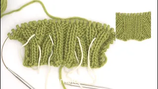 How to knit a shifted rib (2)
