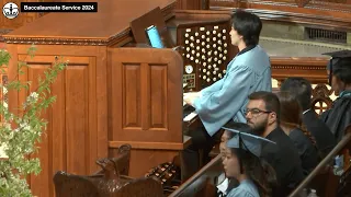 J. S. Bach - Great Fantasia in G Minor, BWV 542a (Columbia Baccalaureate Service 2024 - Reilly Xu)