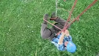 Tree Climbing: Ascending with Doubled Rope Technique