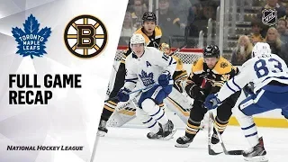 Toronto Maple Leafs vs Boston Bruins | Oct.22, 2019 | Game Highlights | NHL 2019/20. Обзор НХЛ