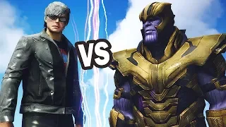 QUICKSILVER (Dark Phoenix) VS THANOS (Endgame) - EPIC BATTLE