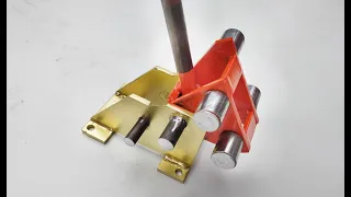 Homemade Powerful Twin Metal Bender for Construction Steels | Make A Metal Bending Tool