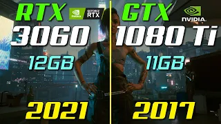 RTX 3060 vs. GTX 1080 Ti | Test in 9 Games