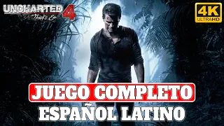 Uncharted 4 El Desenlace del Ladrón | Juego Completo en Español Latino - PC Ultra 4K 60FPS