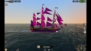 My HMS montagne gameplay. The Pirate  Caribbean Hunt