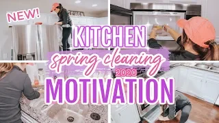 SPRING CLEAN WITH ME 2020 | KITCHEN DEEP CLEANING MOTIVATION | KAILYN CASH