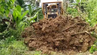 How to Easily Clear Plantation Roads with Bulldozer D6R XL for Satisfying Results