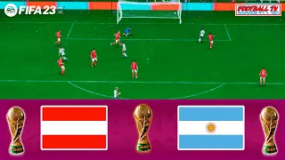 FIFA 23 | AUSTRIA vs ARGENTINA - FIFA WORLD CUP FINAL | FULL MATCH | PC GAMEPLAY [4K]