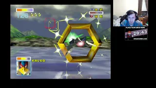 Let's 100% Star Fox 64 Expert Mode Day 2 - OMG VENOM 1