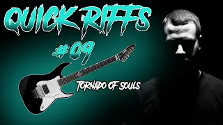 Megadeth TORNADO OF SOULS Guitar Lesson | Quick Riffs #09