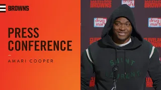 Amari Cooper Postgame Press Conference vs. Bengals | Press Conferences