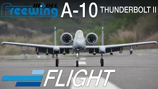 Flying the Freewing A-10 Thunderbolt II Twin 80mm EDF Jet - Motion RC