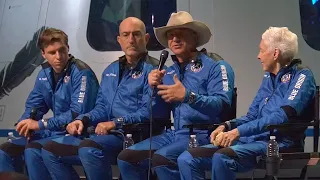 Bezos Brothers thank The Explorers Club for historic artifacts carried aboard New Shepard flight