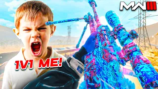 I 1v1'd a RAGING TRASH TALKER & and the outcome was INSANE..😂