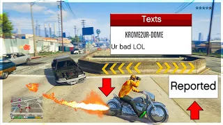Trolling Armored Griefers Using My Deathbike on GTA Online