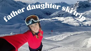 Skiing in the top ski resort in Austria: Lech | a father daughter ski vlog