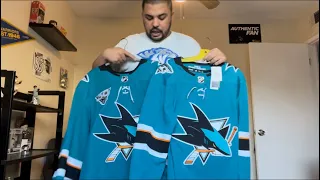 Comparing an Adidas NHL Retail Authentic Jersey (Indo's) to a Game Used (MIC) Adidas NHL Jersey