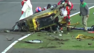 2013 Ferrari 458 Horror crash at Suzuka