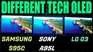 Sony A95L vs LG G3 | Sony A95L vs Samsung S95C | Samsung S95C QD-Oled TV | Sony vs Samsung OLED 2024