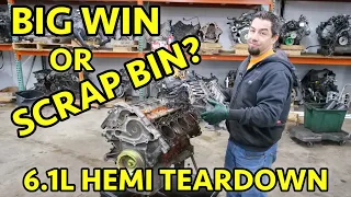 RISKY CORE PURCHASE! 6.1L Dodge SRT8 Hemi Teardown. Always A GAMBLE!