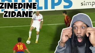 NFL Football Fan Reaction To Zinedine Zidane | No one has matched Zidane’s Elegance so far REACTION!