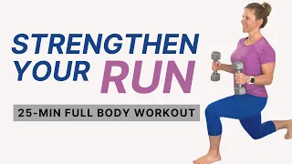 25 Min STRENGTH Training for RUNNERS | Dumbbell Workout