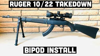 Ruger 10/22 Takedown Bipod Install