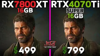 RX 7800 XT vs RTX 4070 Ti Super | Tested in 15 games