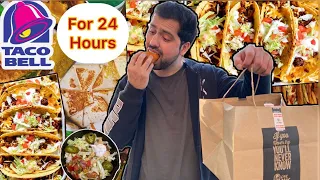 I only Ate TACO BELL For 24 Hours || Food Challenge || Unlimited Tacos 🌮 😍