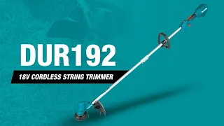 Makita DUR192lz (XRU23 for America) cordless string trimmer LTX 18V what really it able to do.