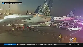 2 United planes make contact at Newark Airport, no injuries