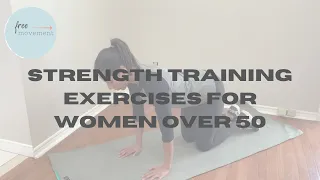 Strength Training Exercises for Women Over 50