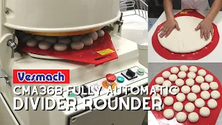Vesmach Fully Automatic Divider Rounder CMA36B (with Troubleshooting of Dough Output)