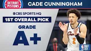 Cade Cunningham Selected No. 1 Overall by the Detroit Pistons | 2021 NBA Draft | CBS Sports HQ