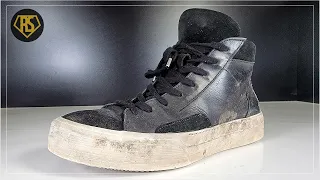 🎧 ASMRㅣJohn Varvatos Leather Shoes Cleaningㅣ4K 남자 가죽 신발 세탁🧼