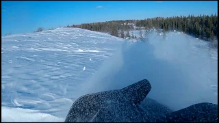 Jumps, Climbs and sidehills - late march snow