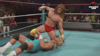 WWE 2K23 - Mr Perfect vs Texas Tornado - 1993 Survivor Series (PS5 Gameplay)