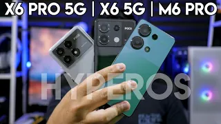 ADA PERBAIKAN?! REVIEW LAGI POCO M6 PRO vs X6 5G vs X6 PRO 5G SETELAH UPDATE KE HYPEROS!!