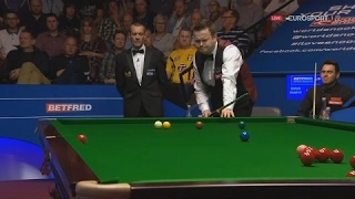 Magic Shot by Magician Shaun Murphy v Ronnie O'Sullivan Last 16 World Championship 2017