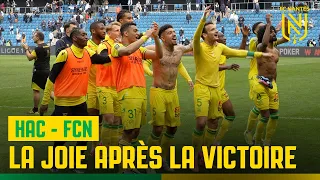 Le Havre AC - FC Nantes : la joie après la victoire