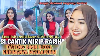 SHOLAWAT HATI JADI ADEM! MIRIP SAMA ARTIS RAISHA - PRANK SHOLAWAT❗️|| REACTION RONAN SAEFULL GOBAN