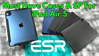 iPad 5 Must Have Cases & Screen Protector By ESR