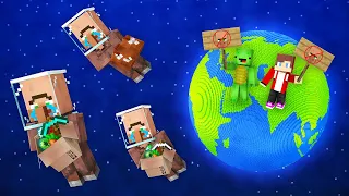 Why Did Mikey and JJ Kick Villagers Out Of The Planet in Minecraft? (Maizen)