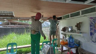 Renovation Of Ceiling Using Plywood