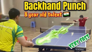 How to make Backhand Punch | Mima Ito small of India 🇮🇳