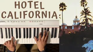 PIANO FACILE // HOTEL CALIFORNIA - EAGLES (TUTORIAL)