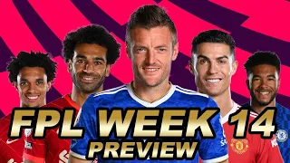 FPL GW14 Preview | Ronaldo's Return & Wildcard Options