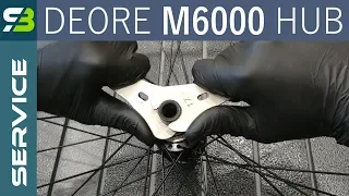 How To Service Shimano Deore M6000 Rear Hub. Disassembly, Greasing, Assembly.